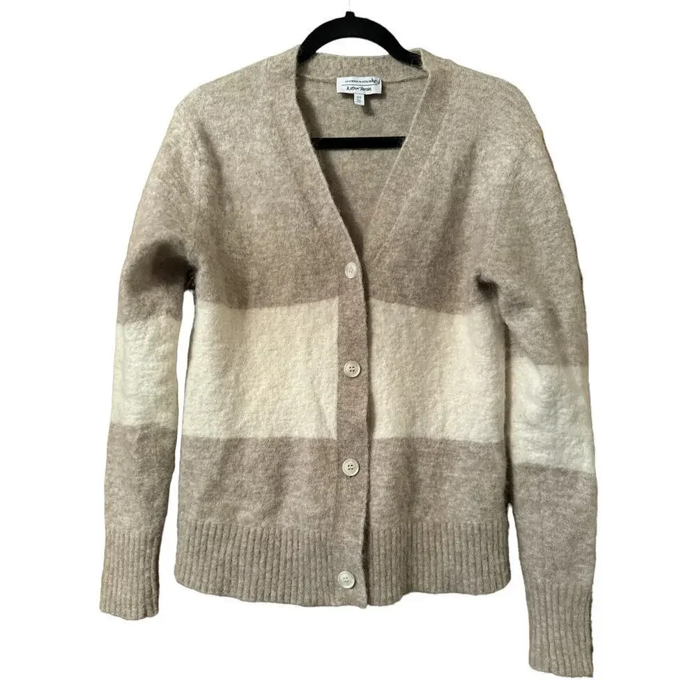 & Other Stories Stockholm atelier XS Alpaca wool blend cardigan sweater - Picture 1 of 9